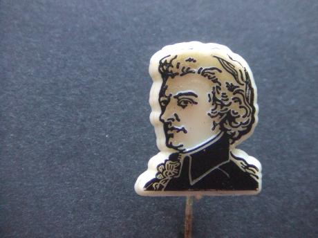 Wolfgang Amadeus Mozart componist, pianist, violist en dirigent